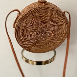 Circular BRAND NEW rattan bag